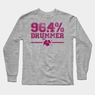 96.4% Drummer Long Sleeve T-Shirt